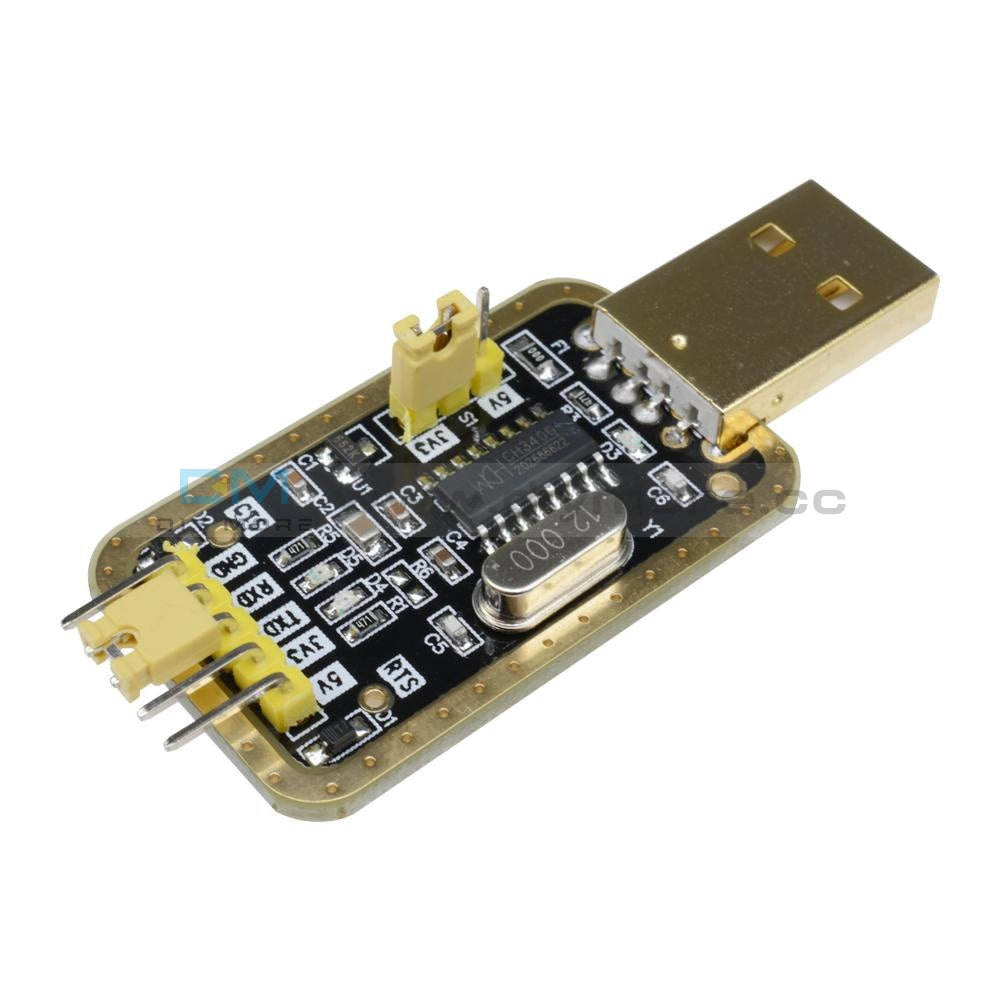Ch340G Rs232 Upgrade To Usb Ttl Auto Converter Adapter Stc Brush Module Golden