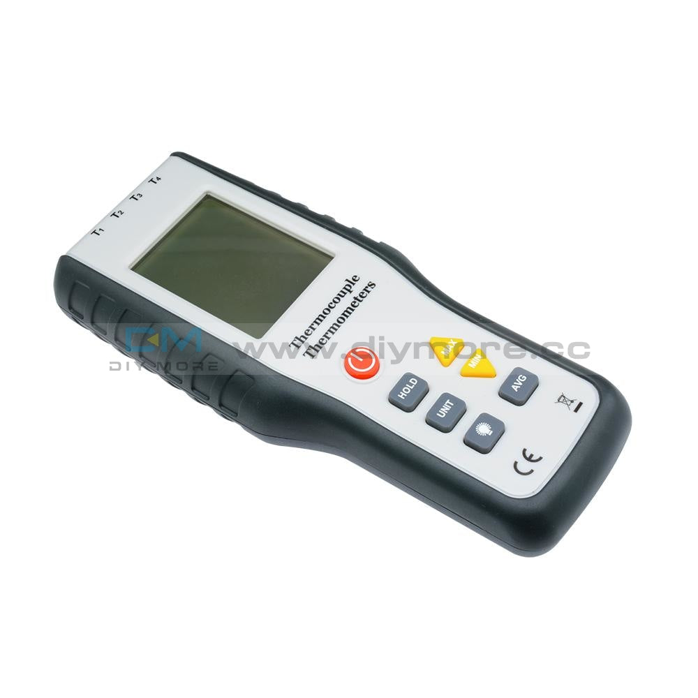 4-Channel K-Type Digital Thermometer Thermocouple Sensor -200~1372°C/2501°F Thermostat