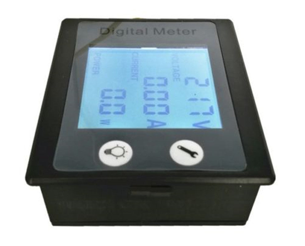 AC 260V 100A Digital LCD Panel Volt AMP Meter Power Energy Ammeter Voltmeter