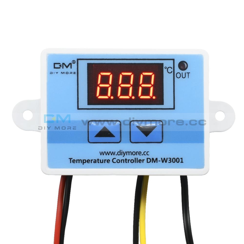 Led Digital Temperature Controller Ac 220V 110V 10A W3001 Thermostat Control Switch With Ntc10K 1M