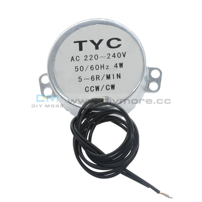 5-6Rpm Robust Synchronous Motor Tyc-50 Ac 220V Torque 4Kgf.cm 4W Cw/ccw Driver Module