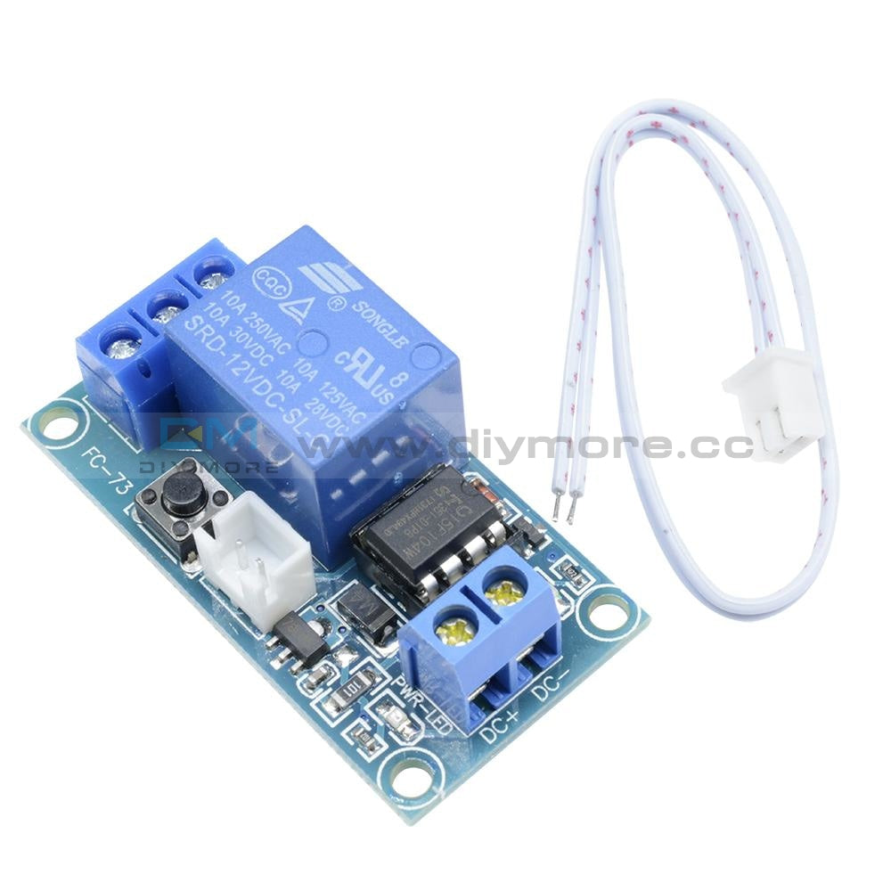 12V 1 Channel Latching Relay Module with Touch Bistable Switch MCU Con ...