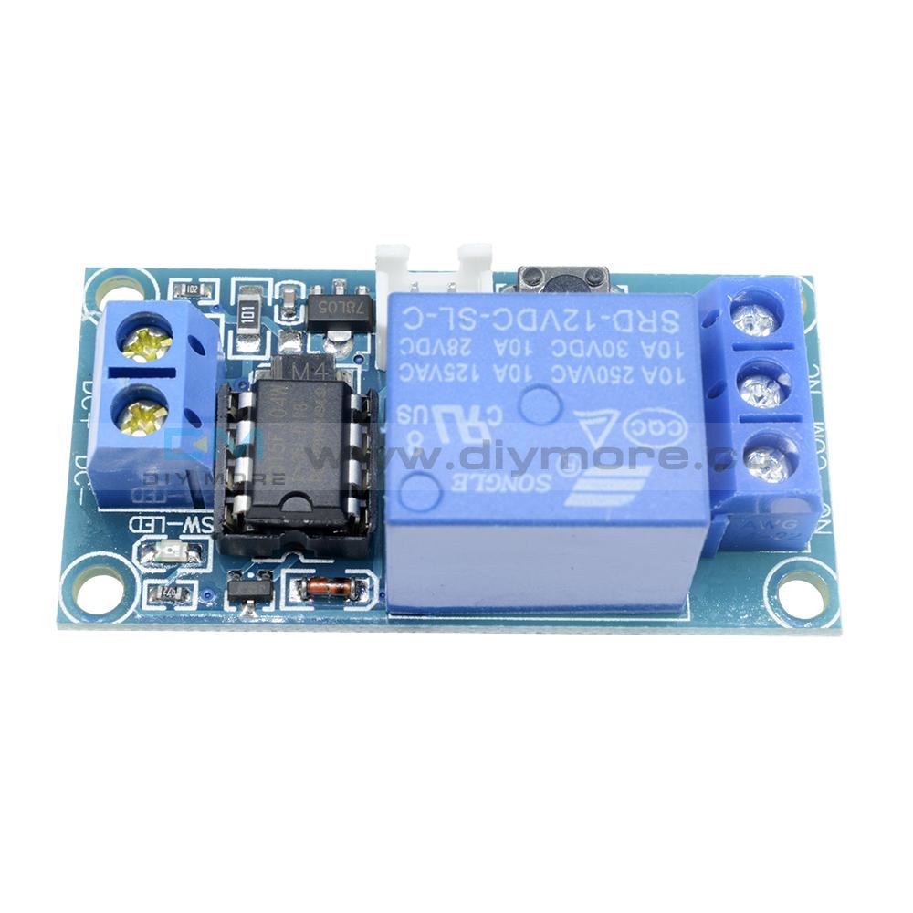 DC 5V/12V/24V 1-Channel Latching Relay Module With Touch Bistable DC 5V/12V/24V 1-Channel Latching Relay Module With Touch Bistable