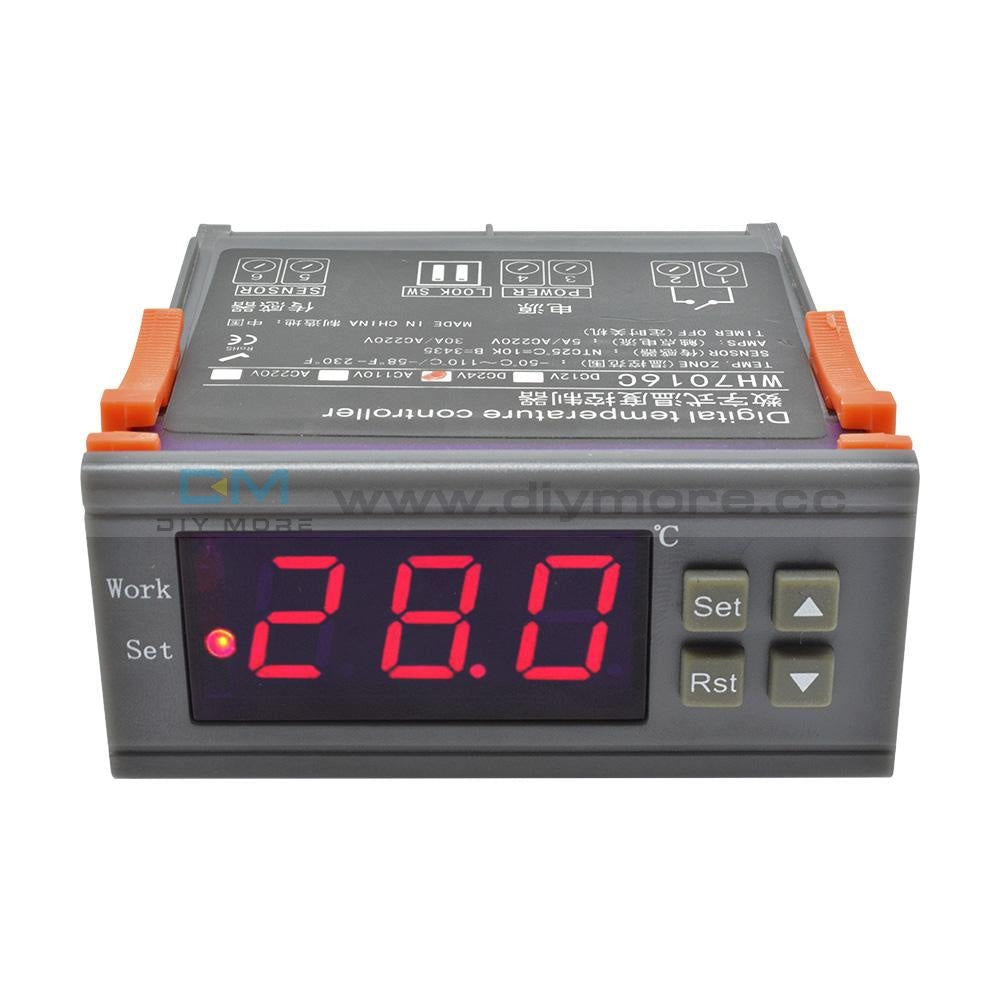 Stc-3008 Led Dual Digital Display Temperature Controller 12V 24V 110-220V Thermostat For Incubator
