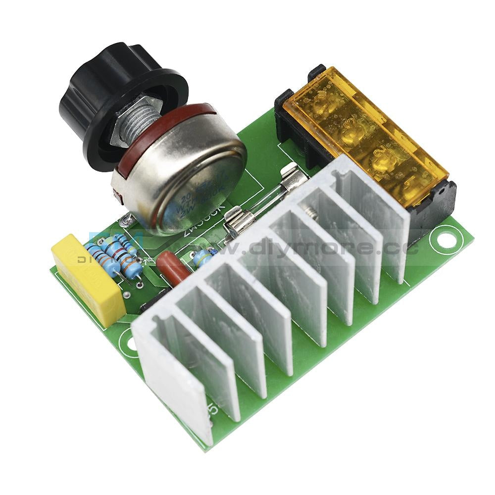 4000W 220V Ac Scr Voltage Regulator Dimmer Thermostat Electric Motor Controller Speed