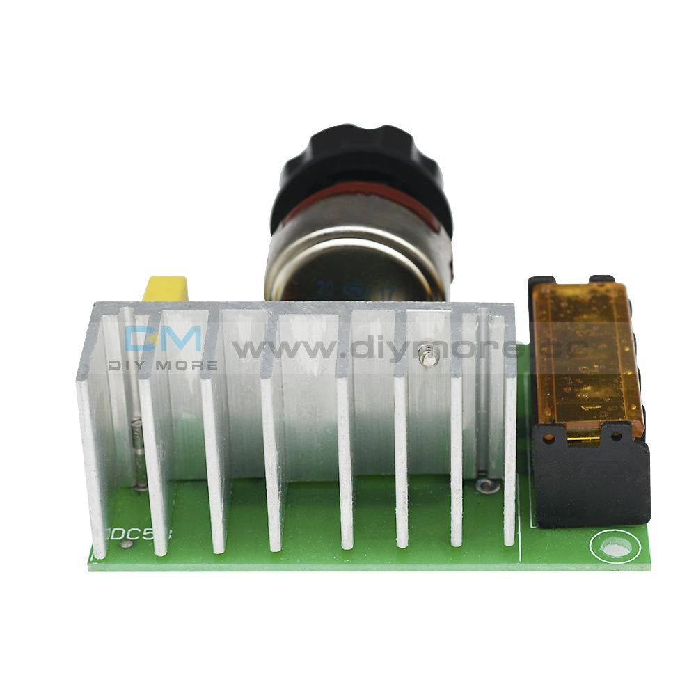 4000W 220V Ac Scr Voltage Regulator Dimmer Thermostat Electric Motor Controller Speed