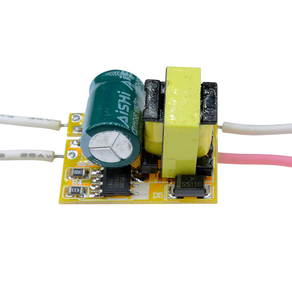 2/5PCS 3W AC 85-265V 100mA LED Driver Transfomer LED Chip Driver Power Supply