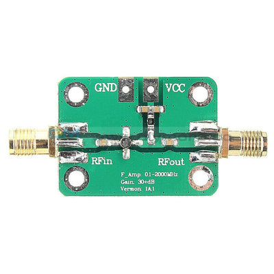 0.1-2000Mhz Rf Wideband Amplifier 30Db Low-Noise Lna Broadband Module Receiver New Diy Pcb Board