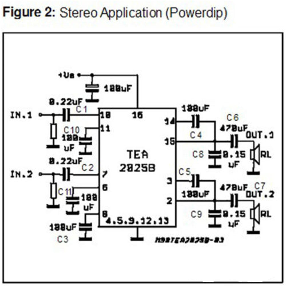 12V TEA2025B 2.0 Stereo Dual Channel 3W+3W Audio Amplifier Board AMP CAR