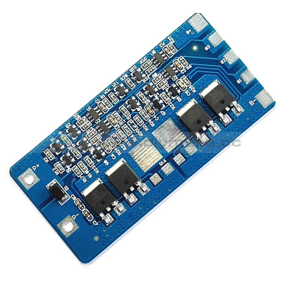 4S 20A Li-Ion Lithium 18650 Battery Bms Protection Pcb Board 14.8V 16.8V Cell 65X32X4Mm Module
