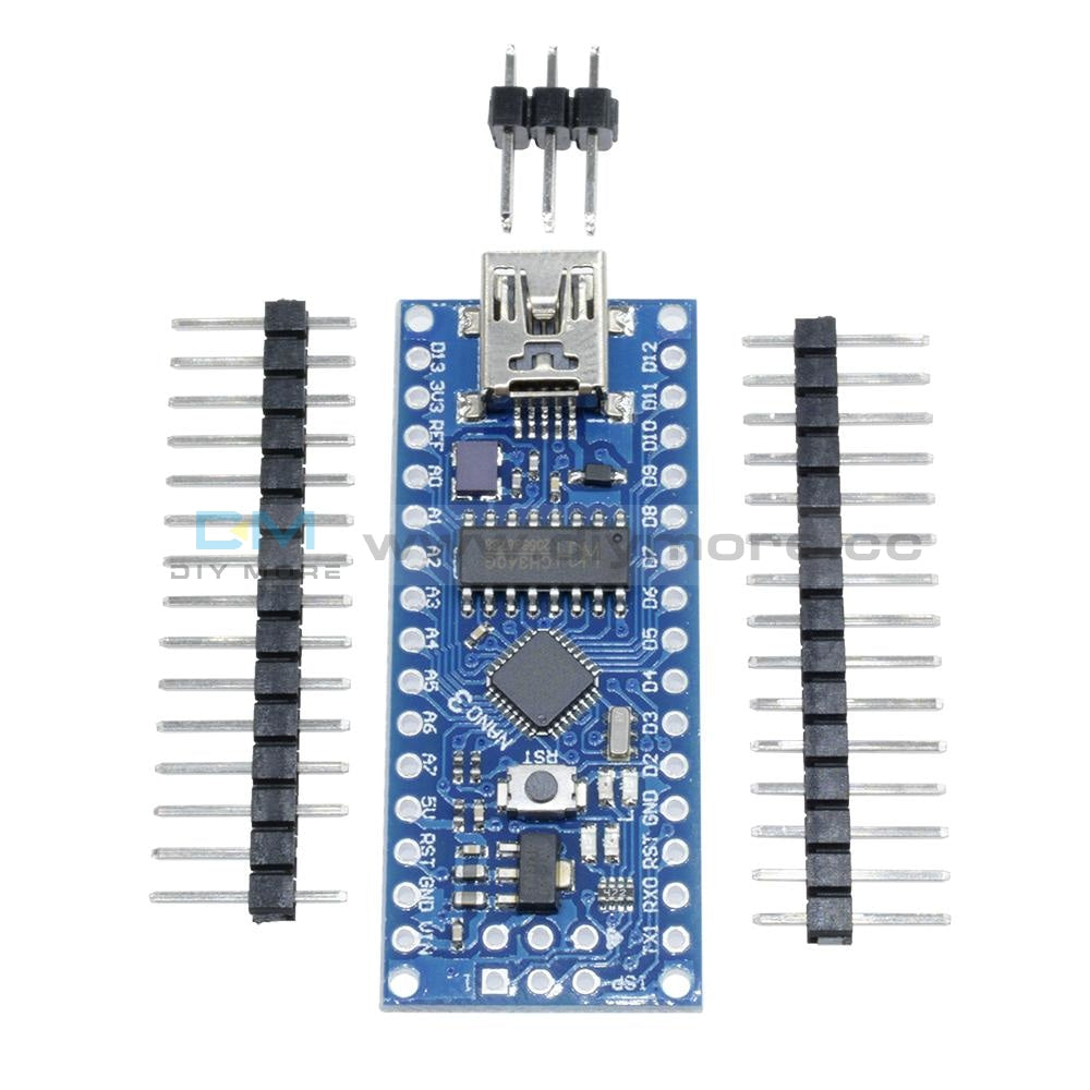 USB Nano V3.0 ATmega168 16M 5V Mini-controller CH340G For Arduino – diymore