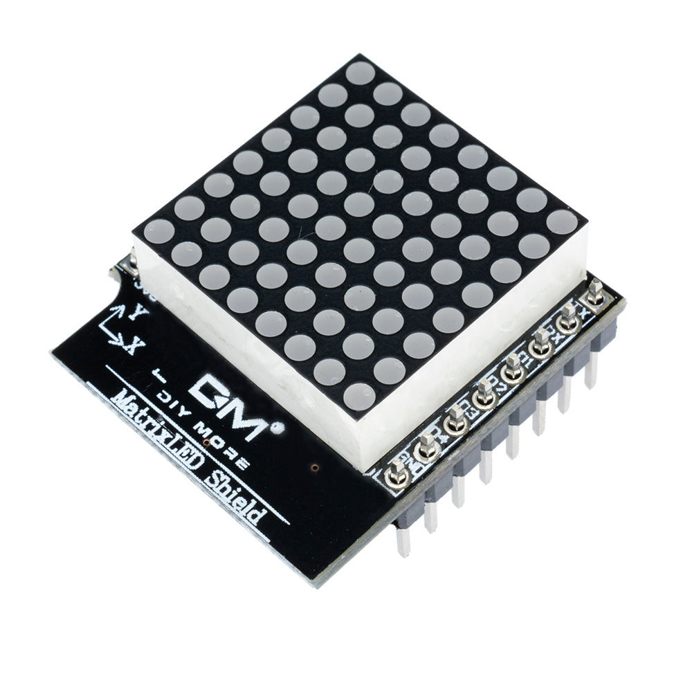 8x8 Matrix LED V1.0 Shield 8 Step Adjustable Intensity for WEMOS D1 mini