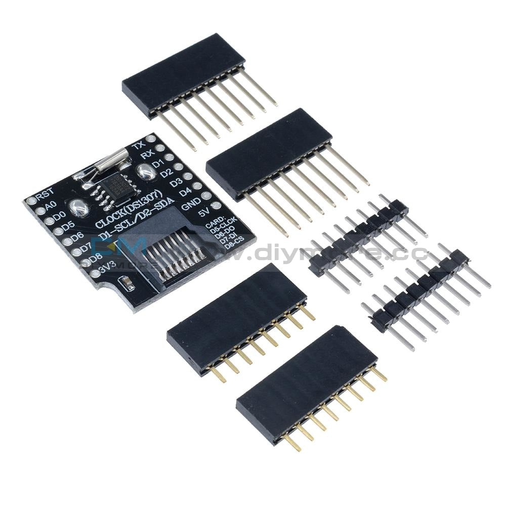 Micro SD Wemos D1 Mini Data Logger Shield+RTC DS1307 Clock for Arduino ...