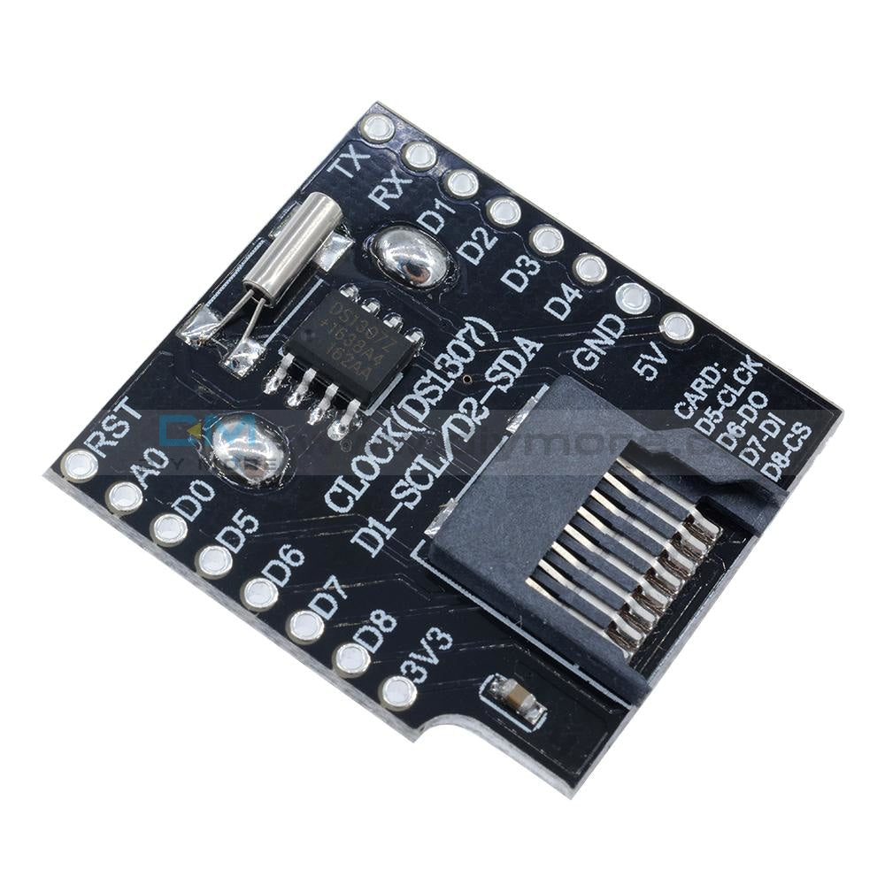 Micro SD Wemos D1 Mini Data Logger Shield+RTC DS1307 Clock for Arduino ...