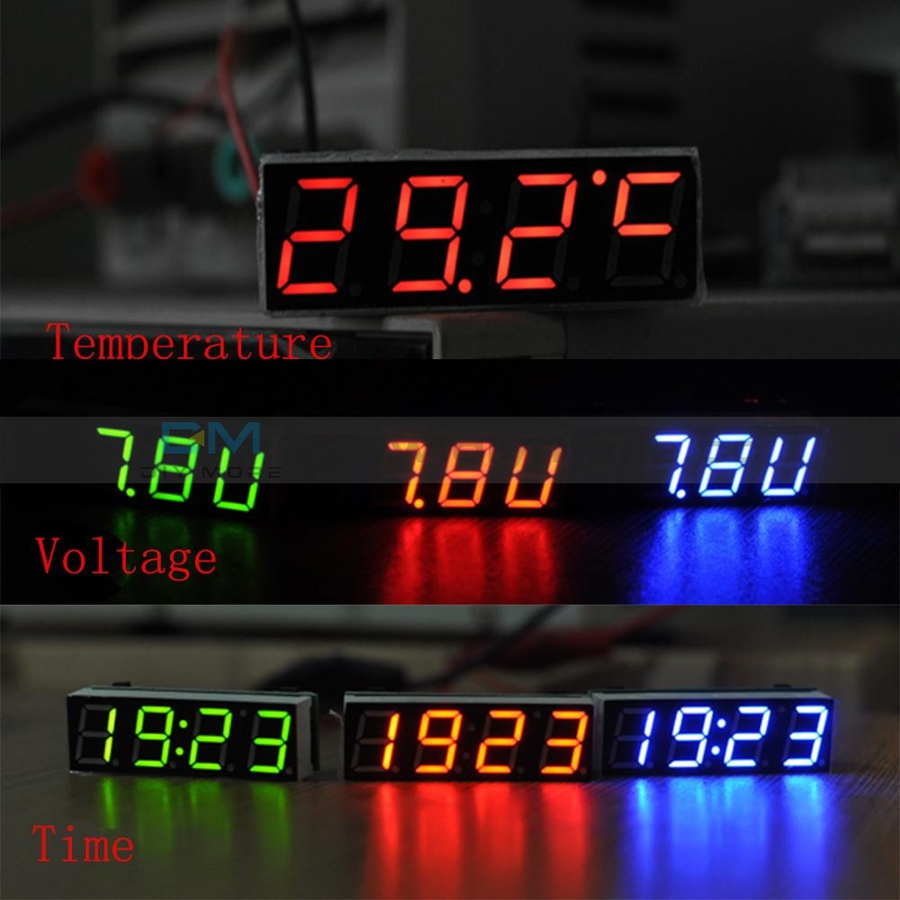 3 In 1 LED DS3231 DS3231SN Digital Rohr Uhr Temper... - Viceal 3 In 1 LED DS3231 DS3231SN Digital Rohr Uhr Temper... - Viceal