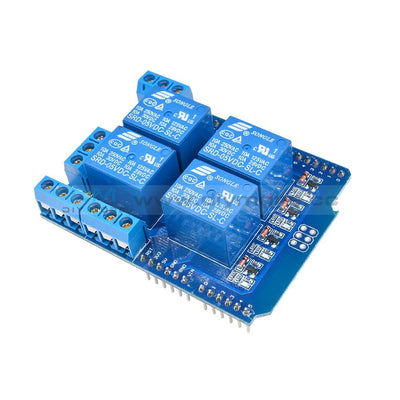 Dc 5V 4 Channel Relay Shield Terminal Expended Board For Arduino 4-Channel Delay
