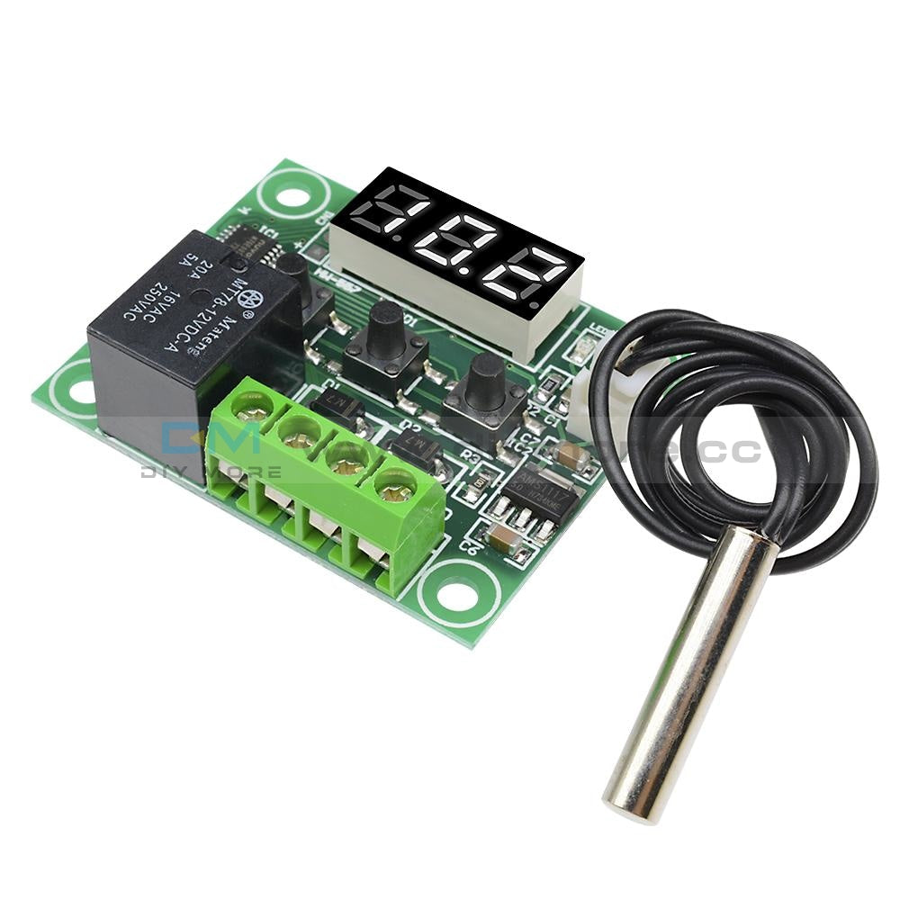 W1209 Led Digital Thermostat Controller Temperature Temp Control Switch Module Board 12V Dc