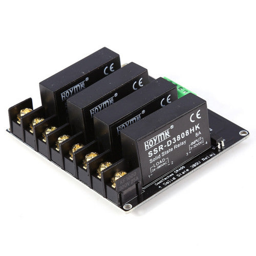 4 Channel 8A 380V SSR Solid State Relay signal trigger For Arduino Raspberry PI
