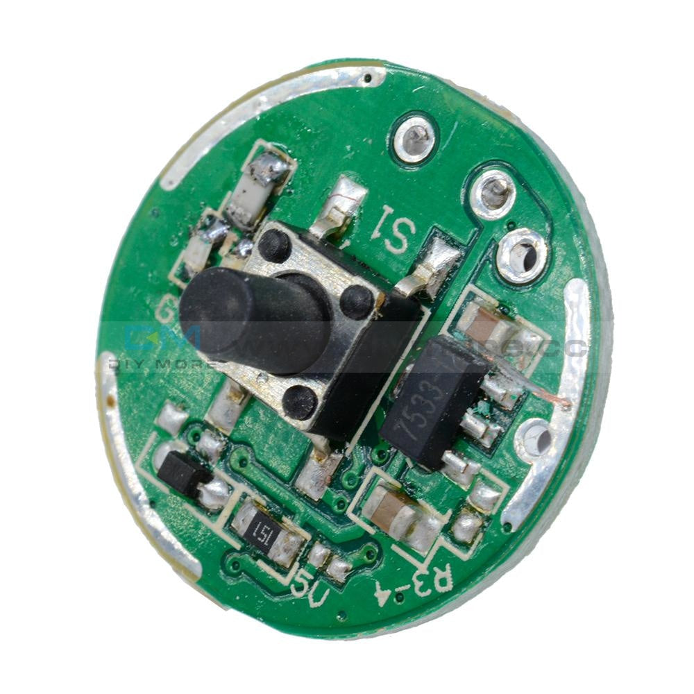 erklære elektrode mindre 10W 3-12V 20MM with Switch Flashlight Driver Board – diymore