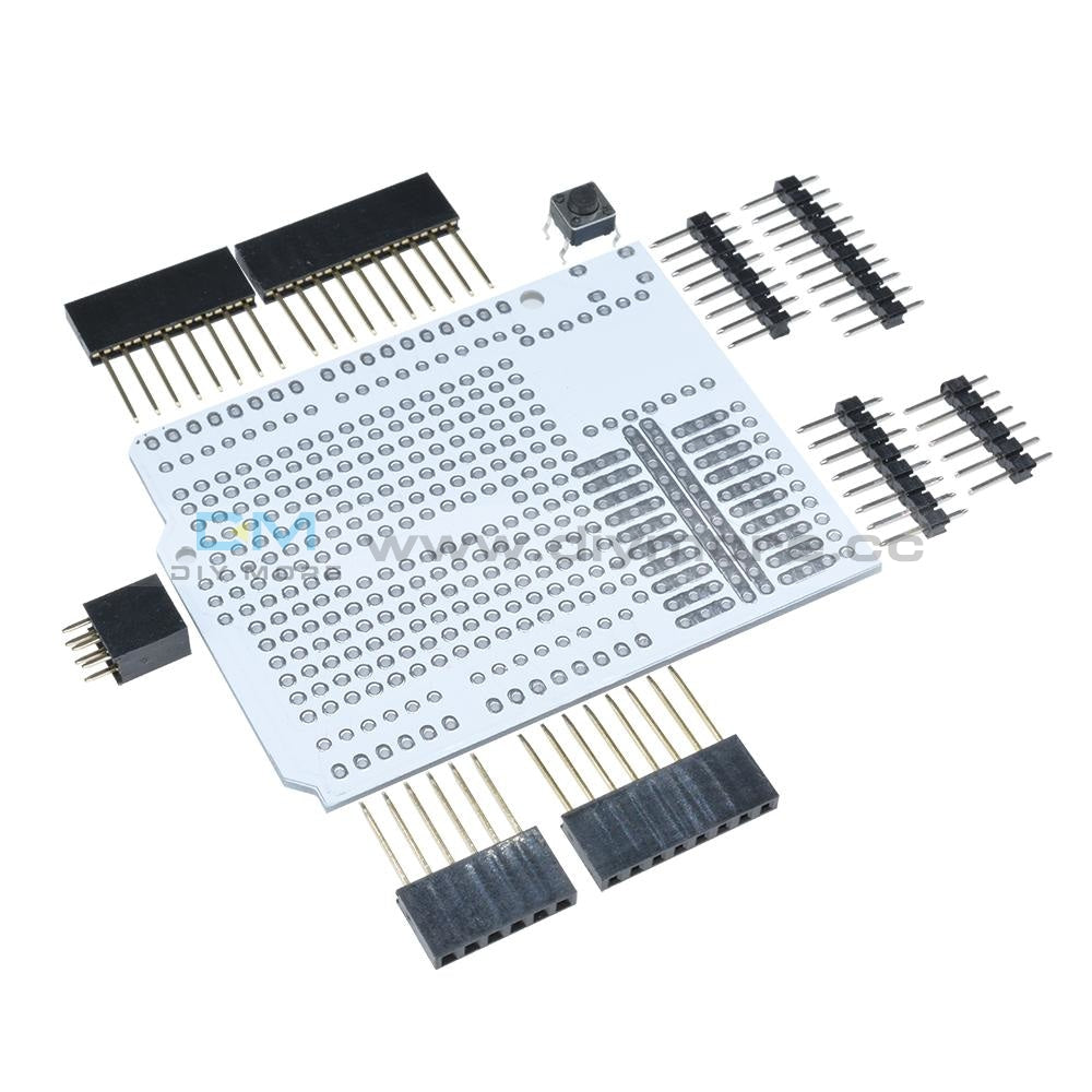Prototyp Pcb Expansion Board For Arduino Uno R3 Shield Breadboard 2 Mm 54 Pitch With Pins Diy