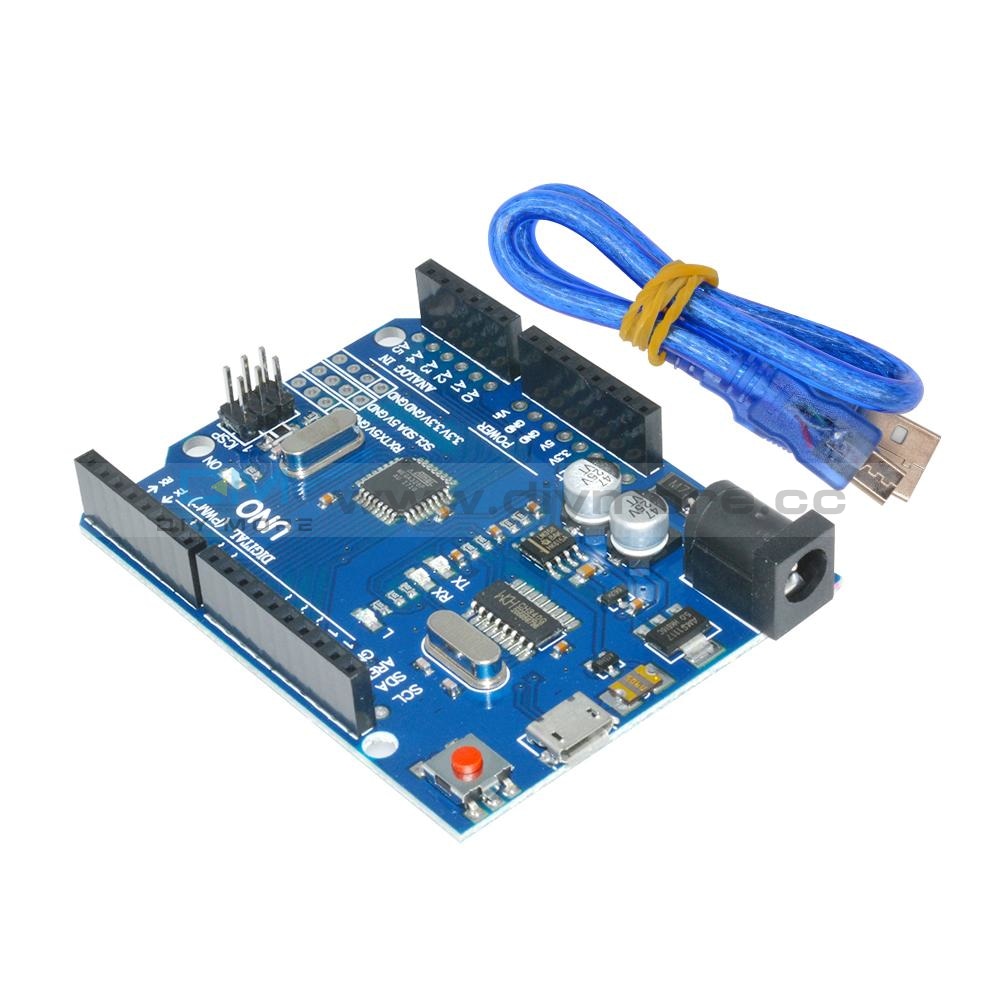 Uno R3 Latest Version Atmega328P-16Au Ch340G Micro Usb With Cable Motherboard
