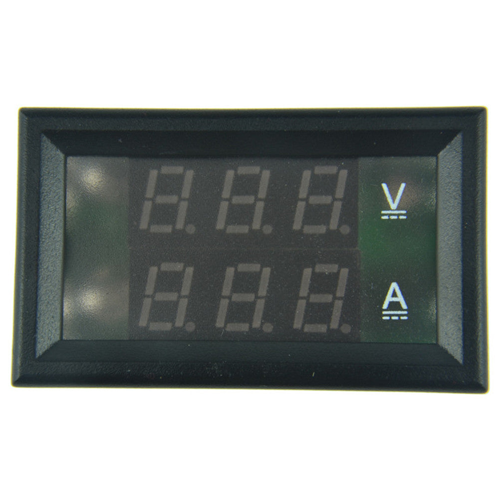 DC 4.5-30V 0-50A Dual LED Digital Volt meter Ammeter Voltage AMP Power Meter