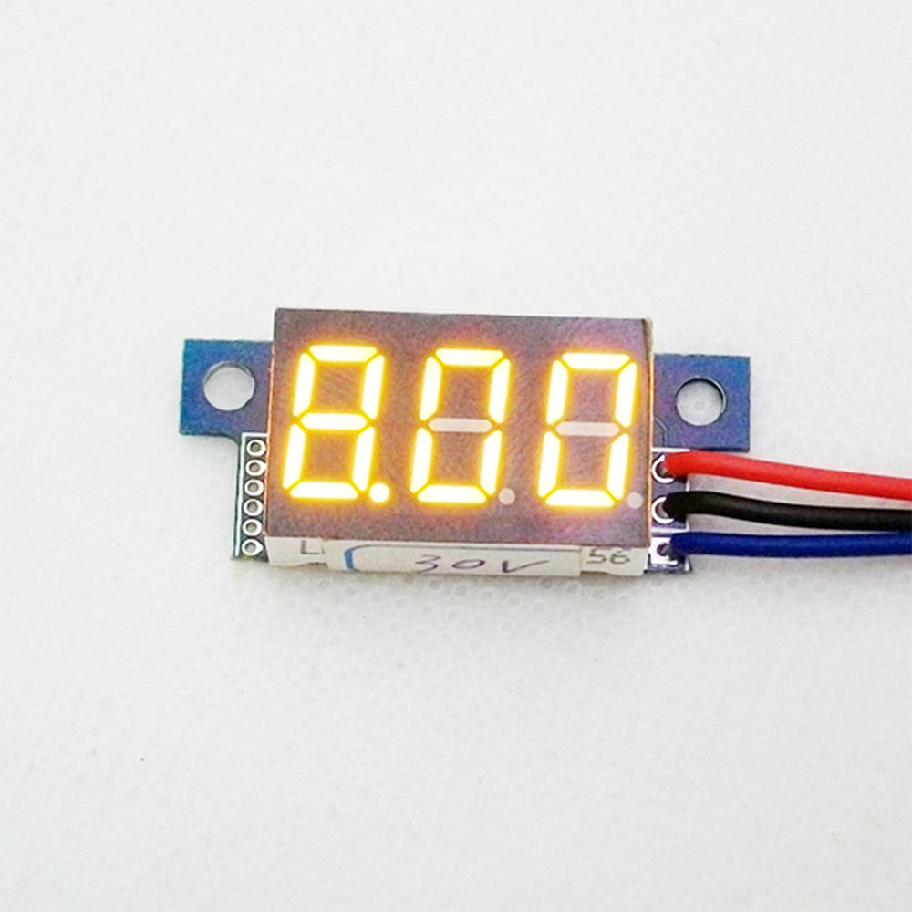 3-Digital 0.36" 0-30V LED Digital Display Panel Voltmeter Voltage Meter Tester