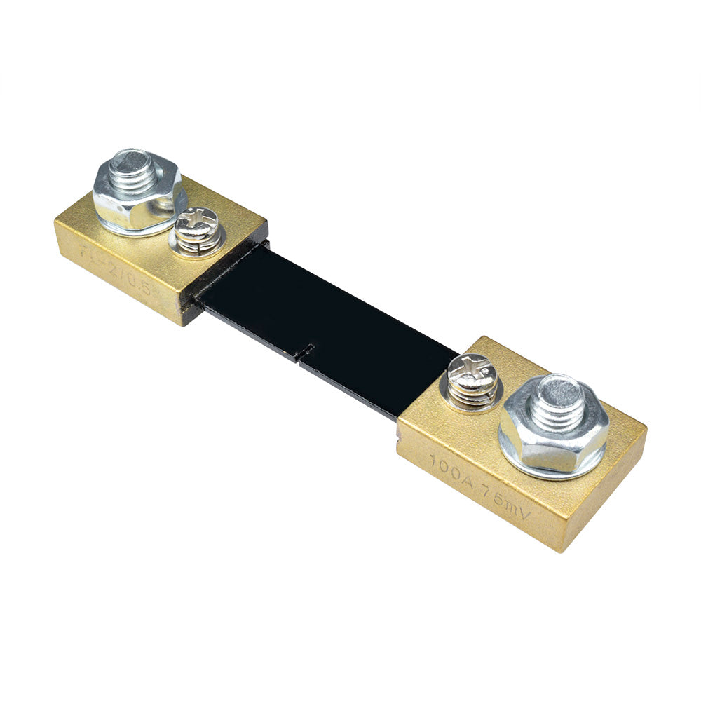 75mV 100A Current Shunt Resistor – For DC Amp Meter / Analog & Digital Gauge