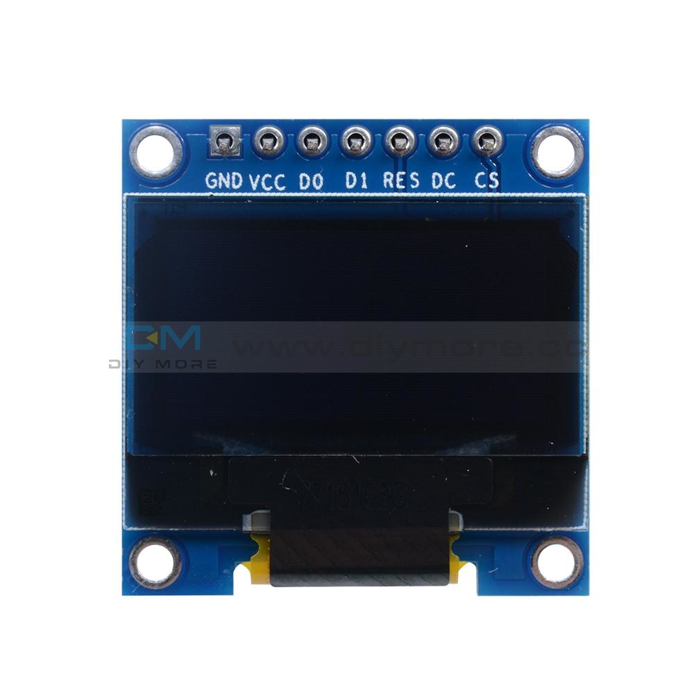 thumbnail image 2 of 0.96 Inch Blue OLED Display Module I2C SPI 128X64 For Arduino STM32 2 of 6