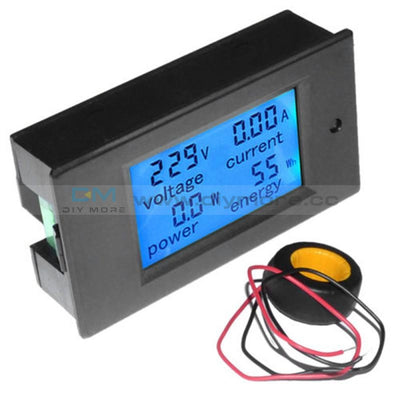 Lcd Ac 80-260V 0-100A Digital Voltage Volt Current Meter Panel Power Energy Testers