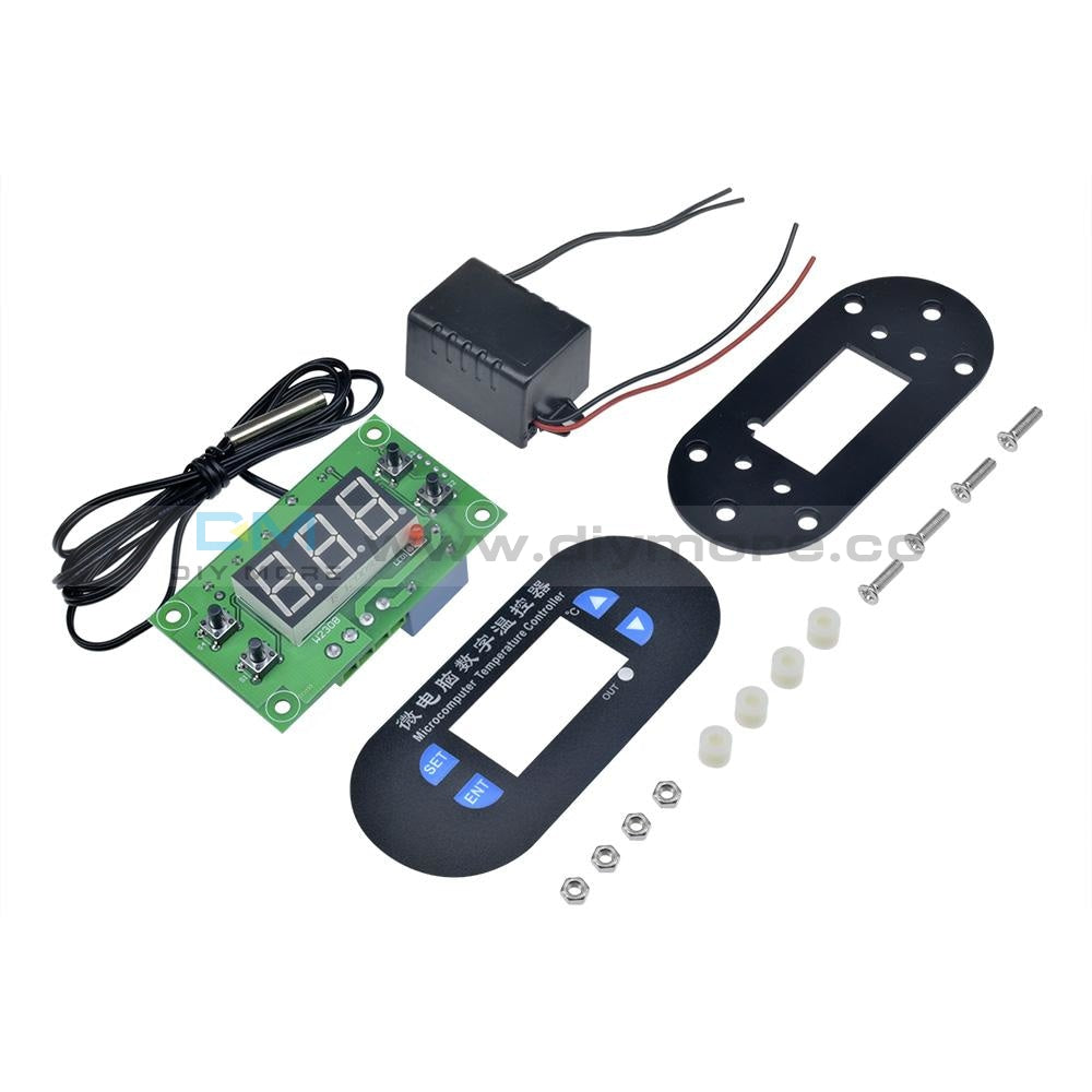 Ac 220V Led Digital Thermostat Temperature Alarm Controller Meter Module Red