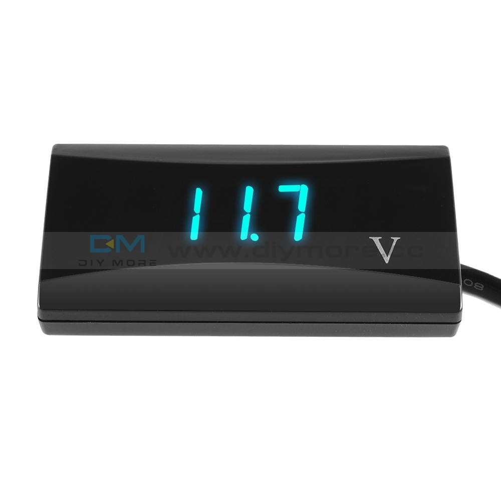 Digital Led Display Voltmeter Voltage Gauge Panel Meter For Car Motocycle 12V Testers