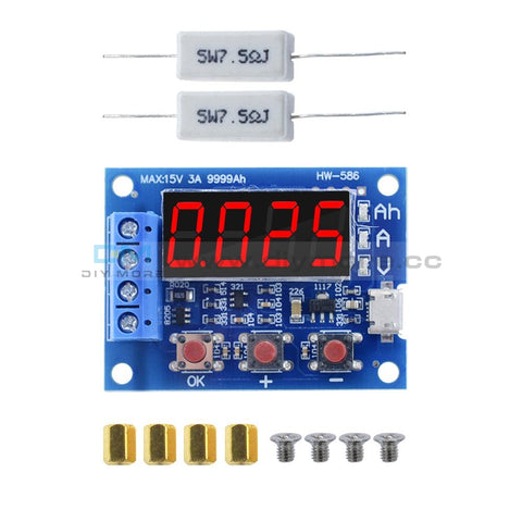 18650 Li-Ion Lithium Lead-Acid Battery Capacity Meter Discharge Tester Hw-586 Testers