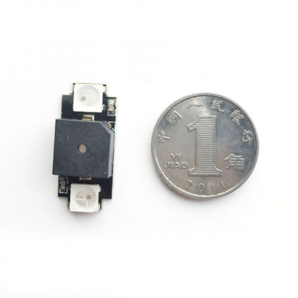 WS2812B RGB 2/6/8 LED Strip Dual Modes 5V Buzzer For Arduino FPV RC Quadcopter