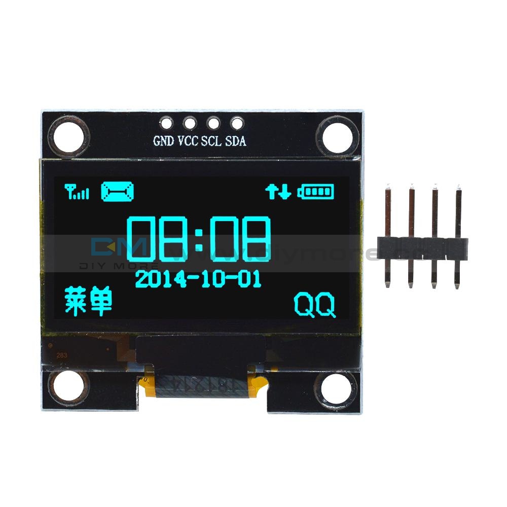 Display OLED 1.3 Pollici 128x64 Pixel - Compatibile Con Arduino | Bianco, I2C - Foto 2