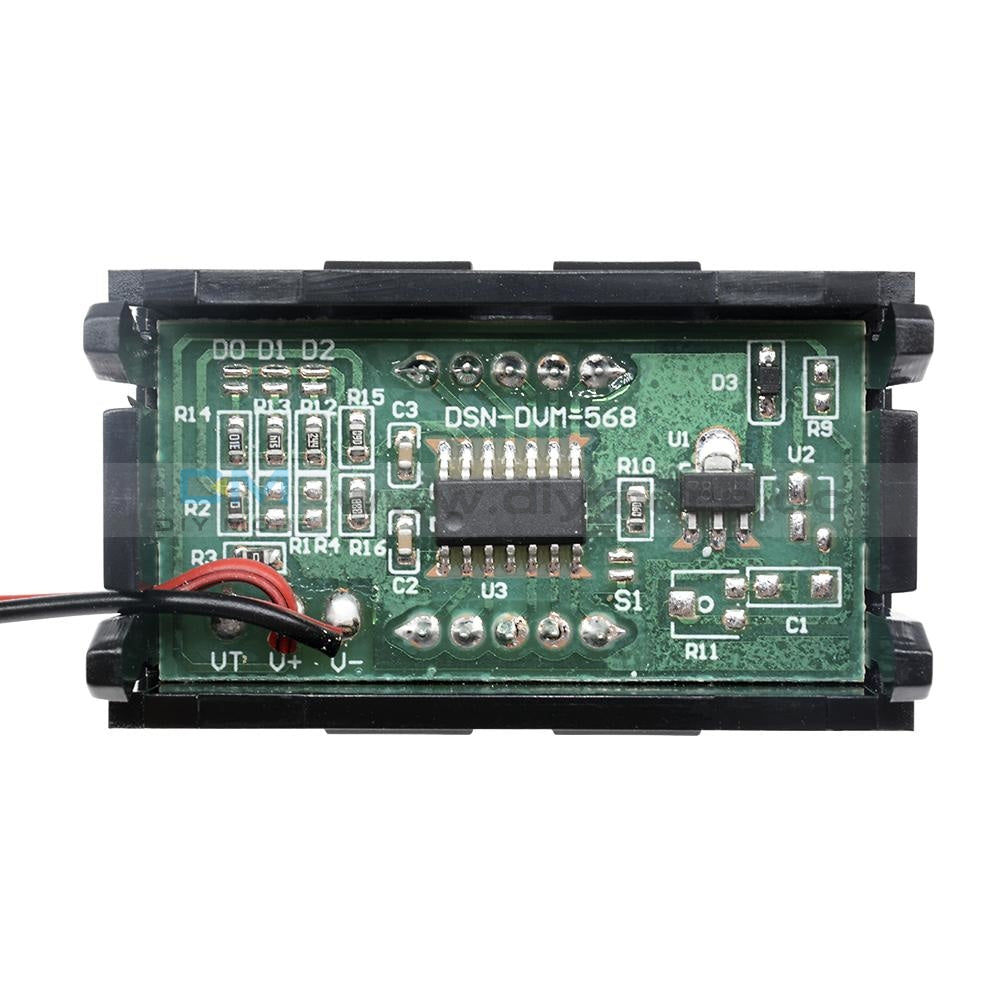 0.56 Dc5-30V Voltmeter Led Panel Three Digital Display Volt Voltage Meter Red/green/blue Testers