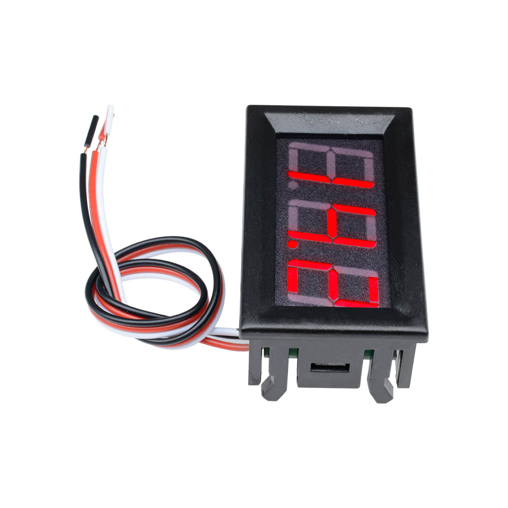 0.56" DC AC 5V-30V-500V Digital Voltmeter Voltage Panel Meter Color LED Display