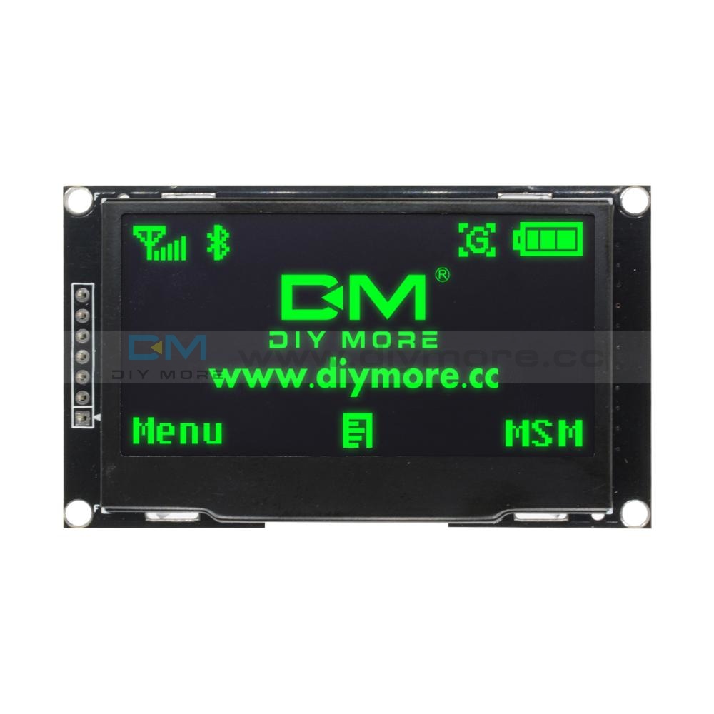 2.42 Inch 12864 Oled Display Module Iic I2C Spi Serial For Arduino C51 Stm32 Green/white/blue/yellow