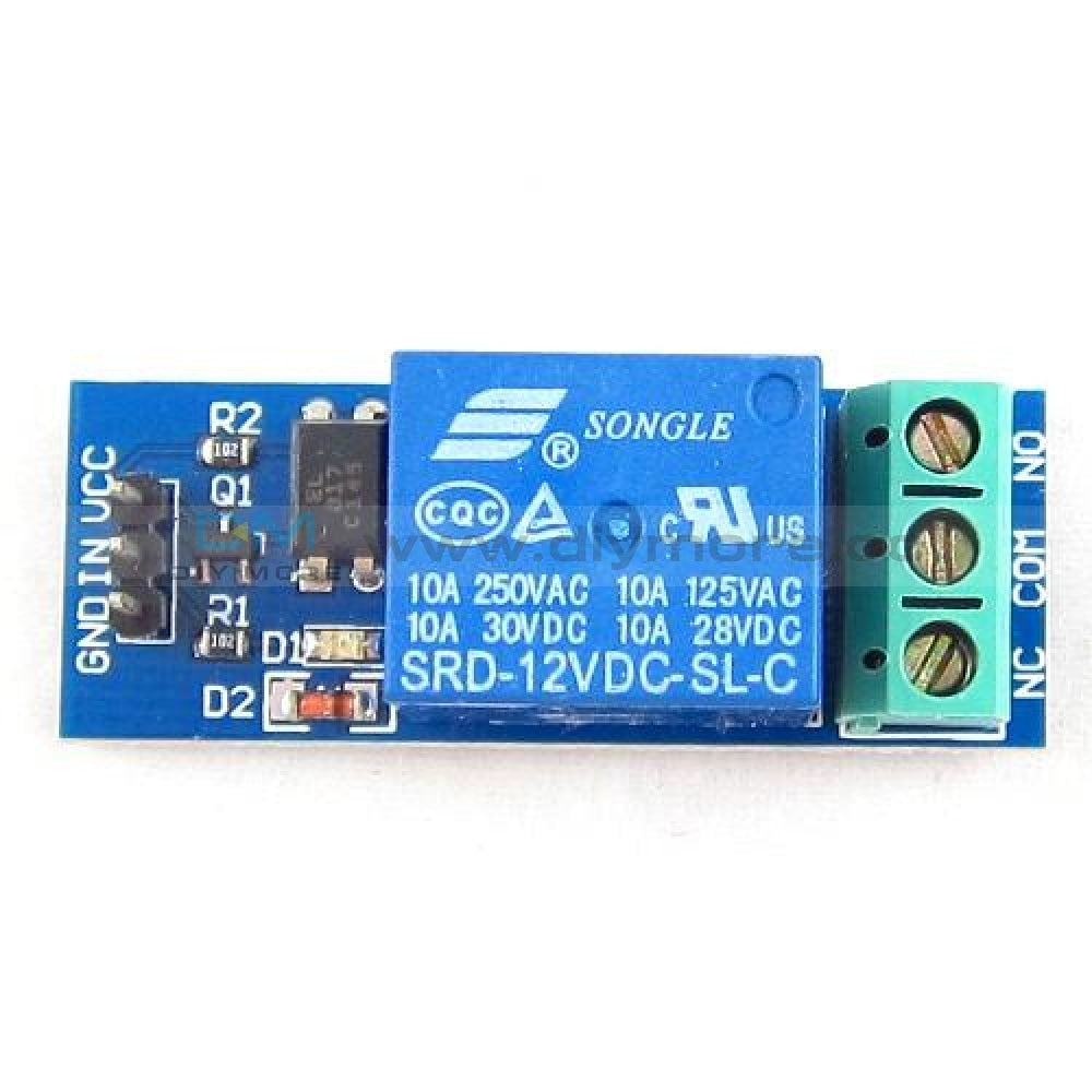 12V One 1 Channel Relay Module Optocouple Board Shield For Pic Avr Arduino 1-Channel Delay