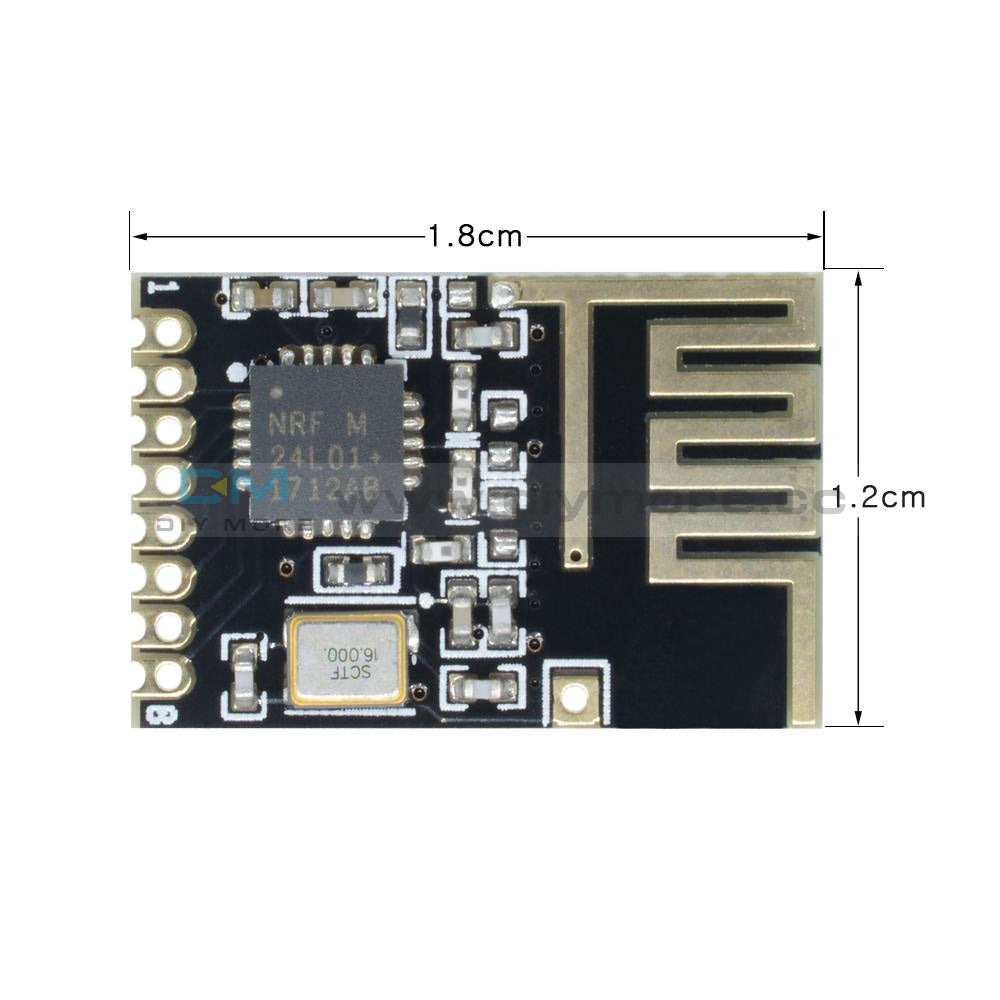 Mini Nrf Module Mini NRF24L01+ SMD 1.27MM Wireless Transceiver Module – diymore