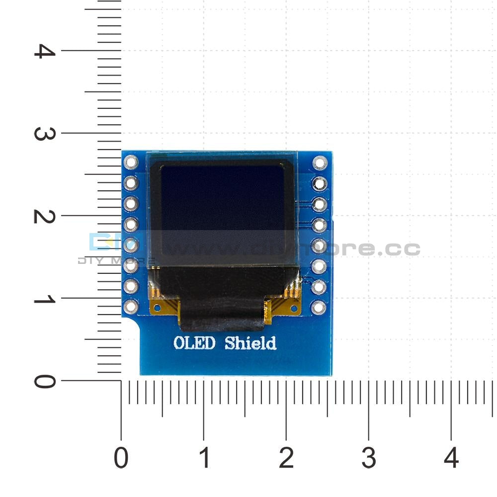 Oled Shield Wemos D1 Mini 0.66 Inch 64X48 Iic I2C For Arduino Motor Driver Module