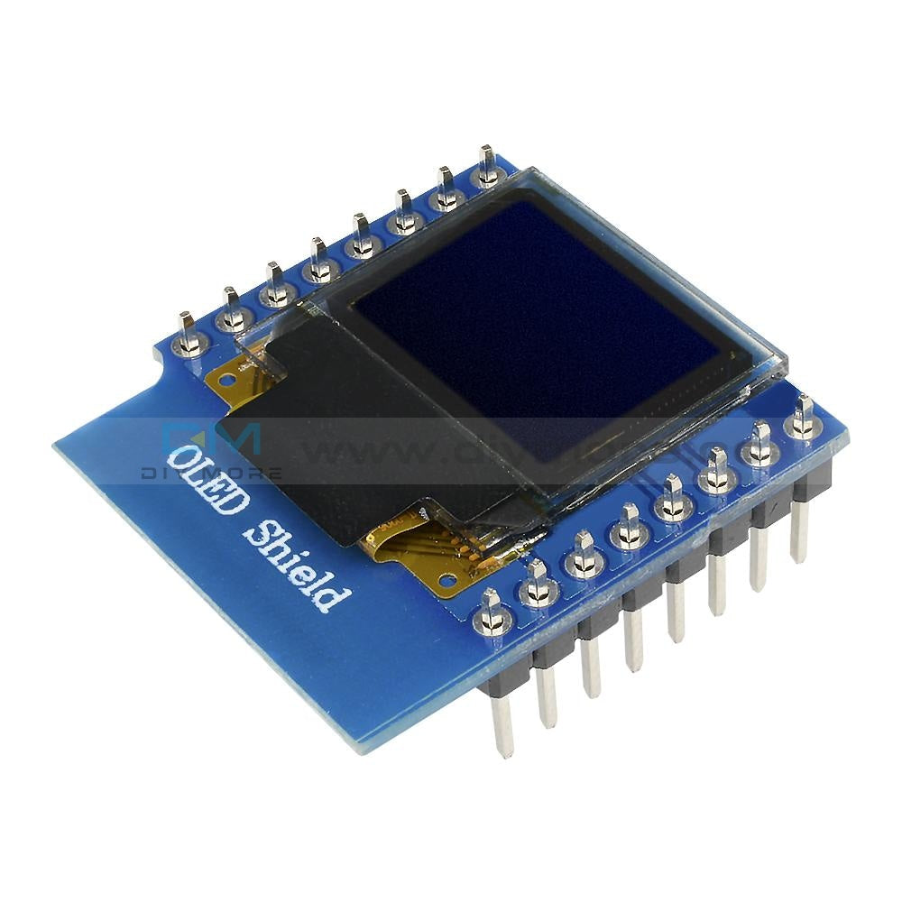 Oled Shield Wemos D1 Mini 0.66 Inch 64X48 Iic I2C For Arduino Motor Driver Module