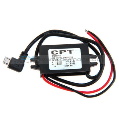 Waterproof Dc-Dc Converter 12V To 5V 3A Step Down Power Supply Module Micro Usb
