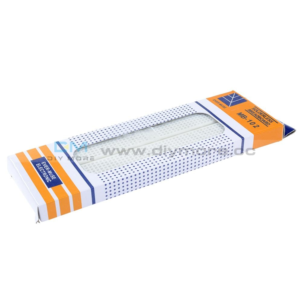 thumbnail image 2 of MB-102 Solderless Breadboard – 830 Tie-Points – 165x55x8.5mm – For Arduino 2 of 4