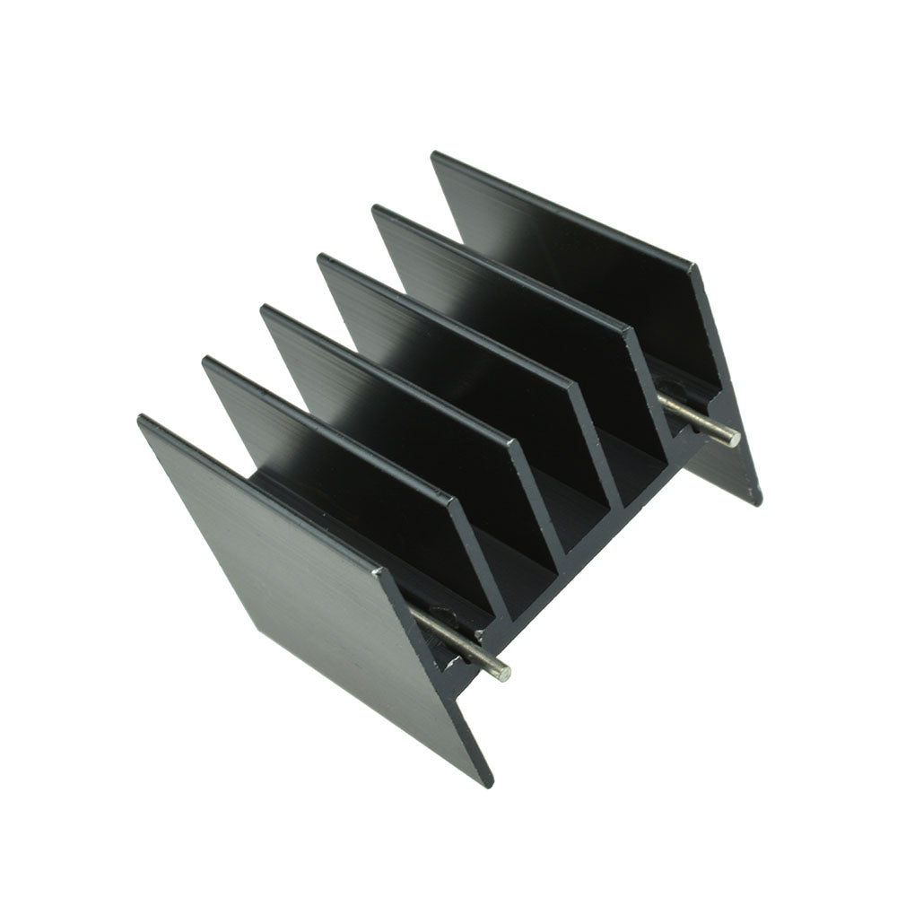 25x30.3x25mm Durable IC Black Heat Sink For L298N LM7805 GM