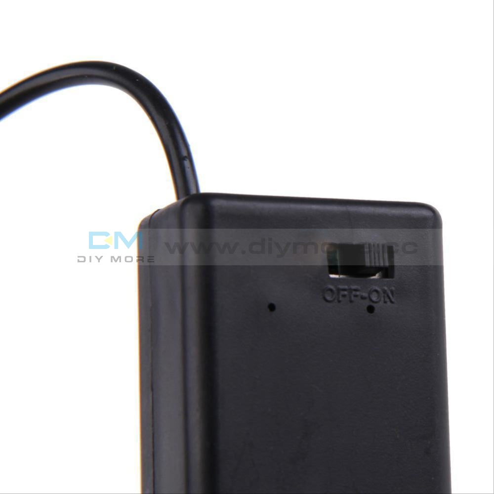 9V Pp3 Battery Holder Box Case Wire Lead On/off Switch Cover + Dc 2.1Mm Plug Protection Board