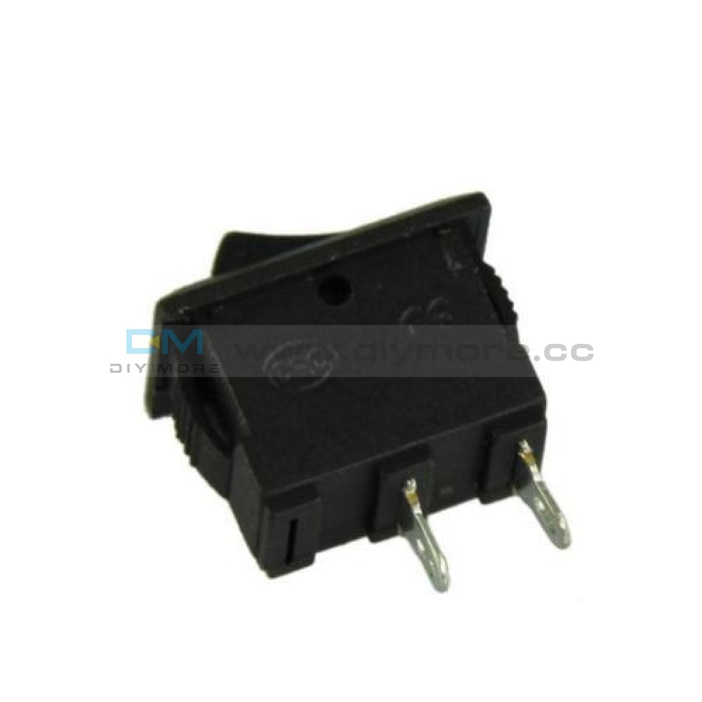 Kcd1-101 Car Truck Boat Round Rocker 2 Pin On/off Toggle Spst Switch 125V 6A Black/red Tools