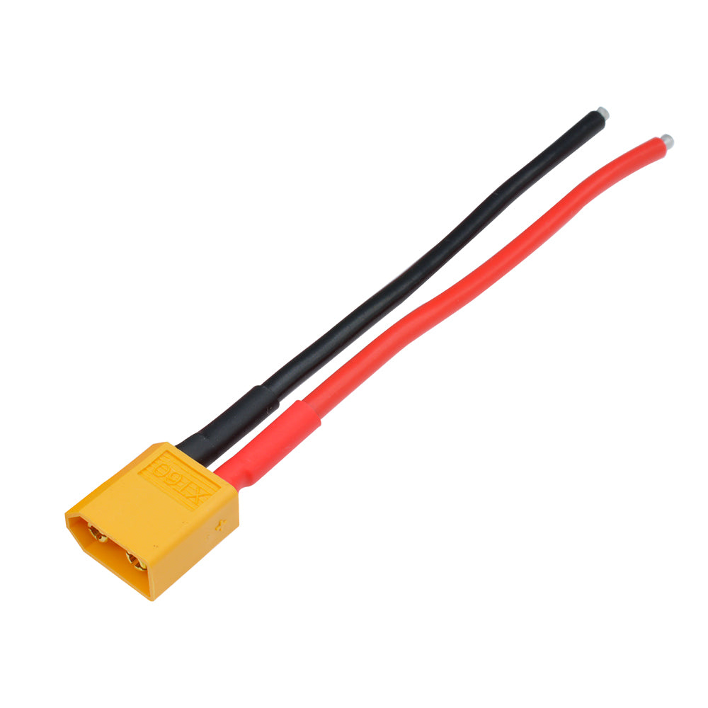 1/5PCS XT60 Connector Male Head with Housing 10CM Silicone Wire Cable 14AWG