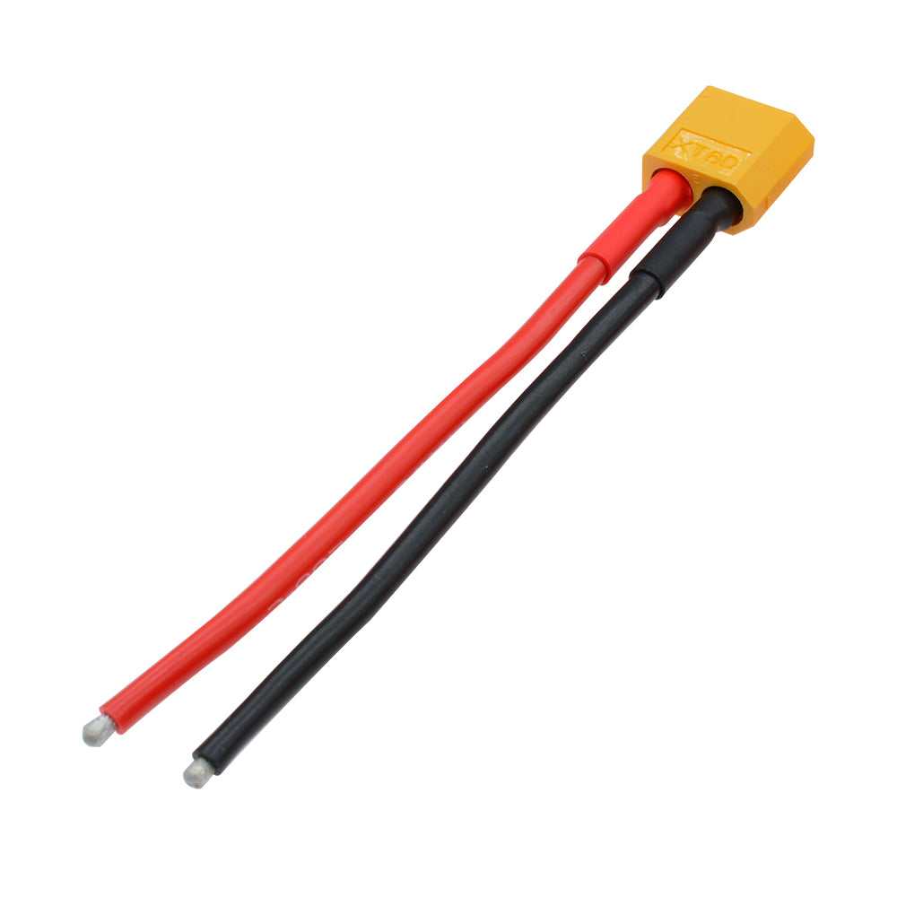 1/5PCS XT60 Connector Male Head with Housing 10CM Silicone Wire Cable 14AWG