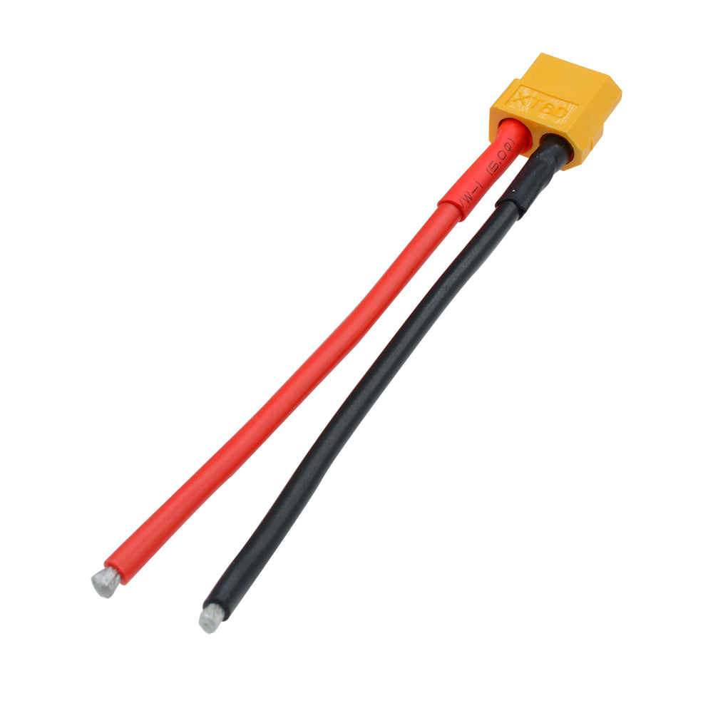 1PCS XT60 Female Connector W/ Housing 10CM / 100mm Silicon Wire 14AWG Cable